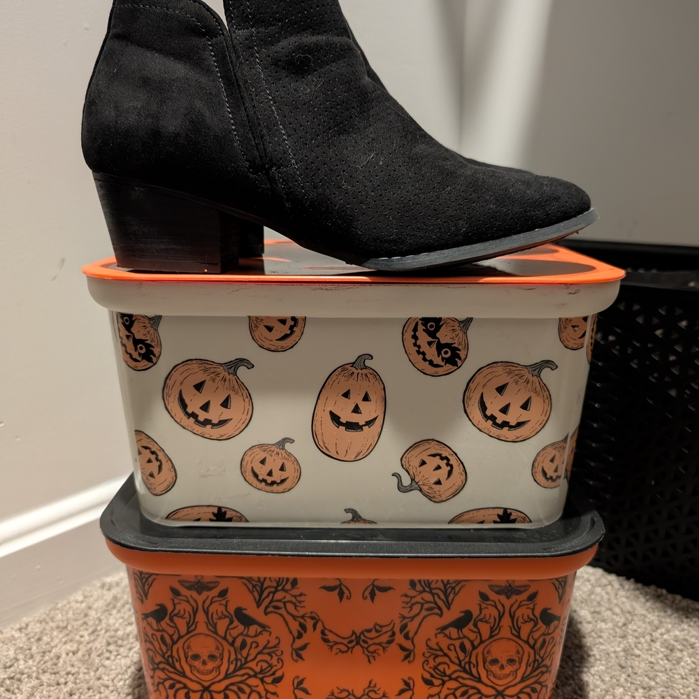 Black Suede Ankle Boots